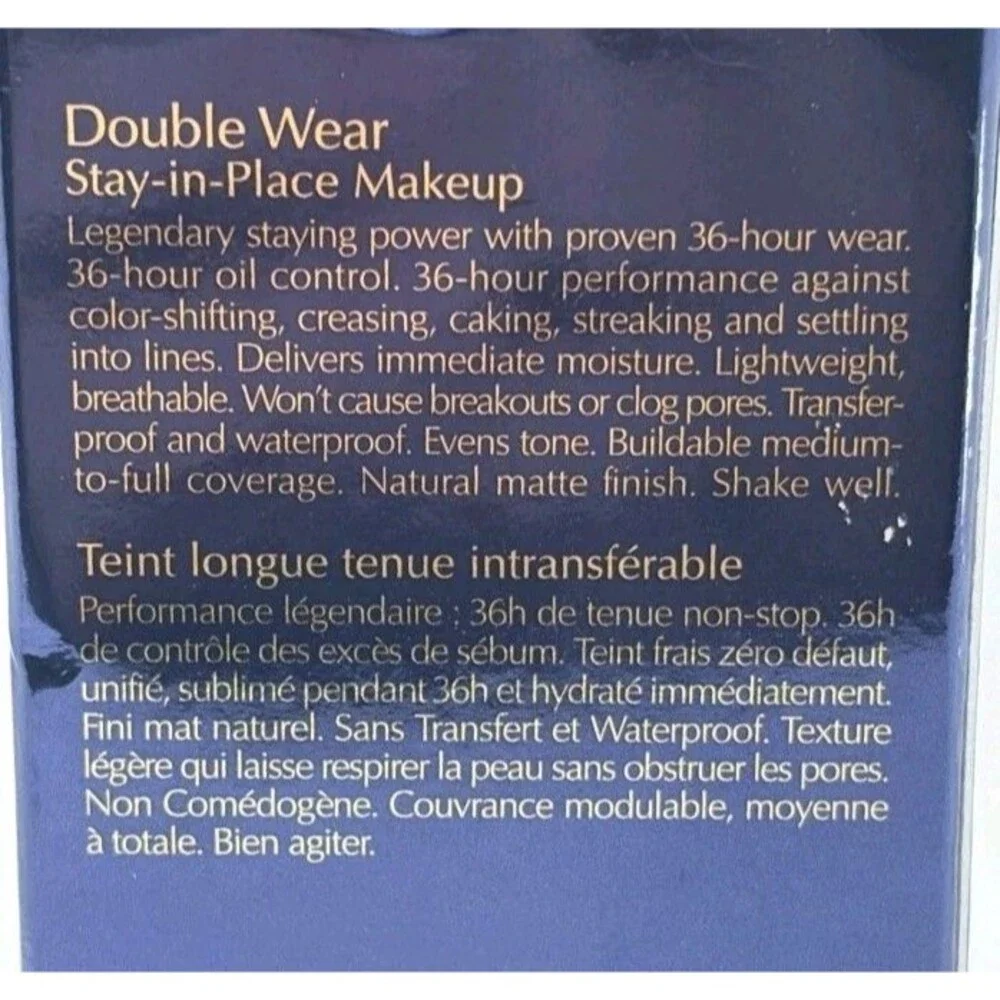 Estée Lauder Double Wear StayinPlace Foundation Makeup 36Hour 1N2 ECRU NEW!